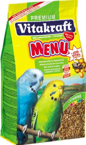 Vitakraft MENU VITAL (корм для хвилястих папуг) (Вітакрафт) 3676 фото