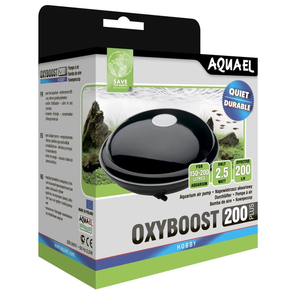 Компресор для акваріума Aquael Oxyboost АРR-200 PLUS 8898 фото