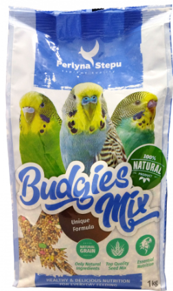 Корм для хвилястих папуг Перлина Степу Budgies Mix А23069 фото