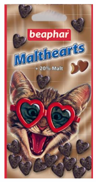 Malthearts сердечка з мальт-пастою для виведення шерсті зі шлунку