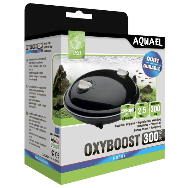 Компресор для акваріума Aquael Oxyboost АРR-300 PLUS 8899 фото