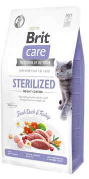 Сухий корм Brit Care (Бріт) Cat Grain- Free STERILIZED Weight Control контроль ваги 7 кг
