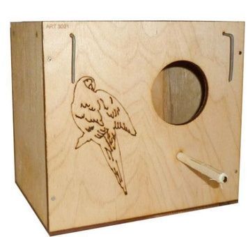 Дуплянка для птахів 17&times;12&times;15 см ЗК, дерев&rsquo;яна