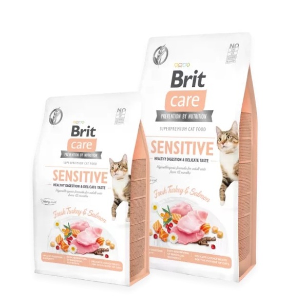 Сухий корм Brit (Бріт) Care Grain-Free для котів з чутливим травленням та вибагливих А11961 фото