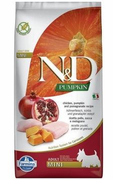 Farmina (Фарміна) N&D Курка, гарбуз, гранат. Беззерновий сухий корм для собак дрібних порід, 800 г