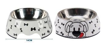 Миска для собак Nunbell зі зміною металевою вставкою, 0,75л/14см А31782 фото