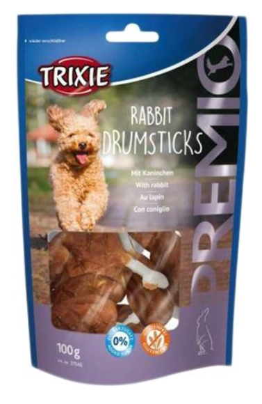 Ласощі для собак Trixie 31546 Premio Rabbit Drumsticks з кроликом 100 г А12267 фото