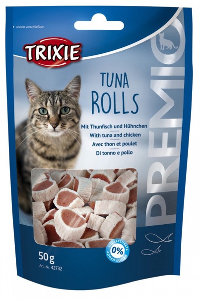 Trixie Ласощі для котів 'Tuna Rolls' 50г