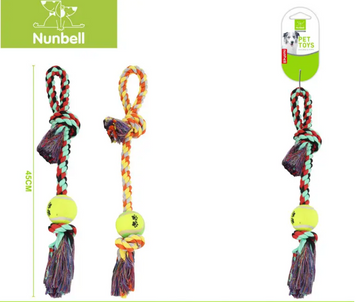 Канат Nunbell 2 вузли з м'ячем, 45см