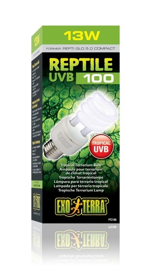 Лампа Exo Terra «Reptile UVB 100» 5.0/13 W, E27 3607 фото