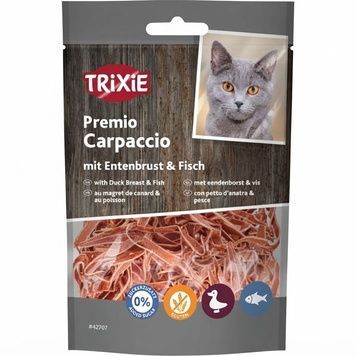 Натуральні ласощі для котів &laquo;Карпачо з качкою та рибою Trixie&raquo;, 20 г А31478 фото
