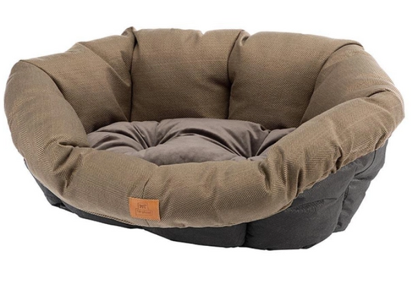 Подушка для собак та котів Ferplast Sofа' Cushion Tweed 4 для лежака 64х48х25 см Коричнева