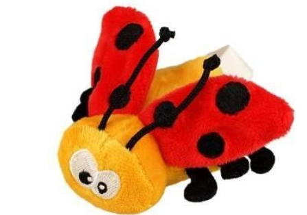 М'яка іграшка Сонечко з датчиком дотику та звуковим чіпом для котів Barksi Ladybug Sound Toy 7 см
