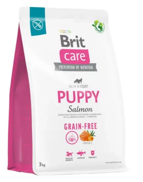 Сухий корм для цуценят Brit Care Dog Grain-free Puppy беззерновий (лосось) 3 кг А30121 фото