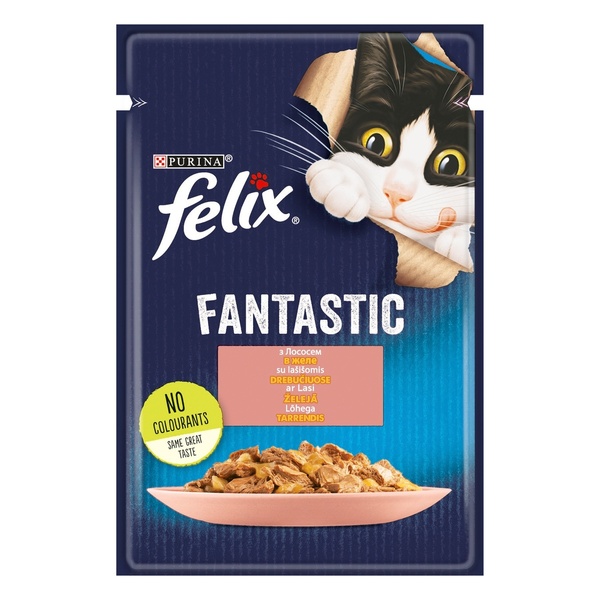 FELIX (Фелікс) Вологий корм для дорослих котів з лососем