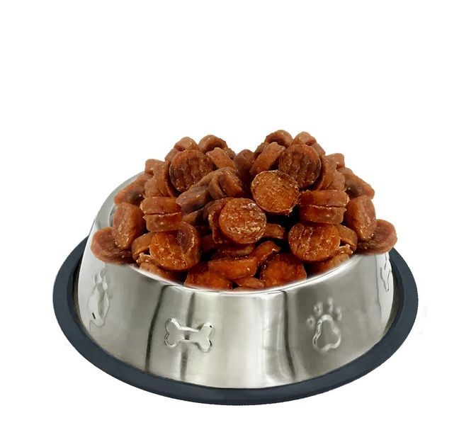 Ласощі для собак Lucky star Медальйони з курячого м'яса 3 см 85 г А33862 фото