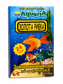 Морожений корм Золота рибка, 100г