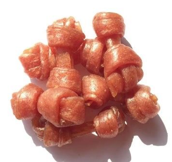 Ласощі для собак Лакі Стар Lucky star Вузлова кістка з качиного м'яса, 6 см, 500 г