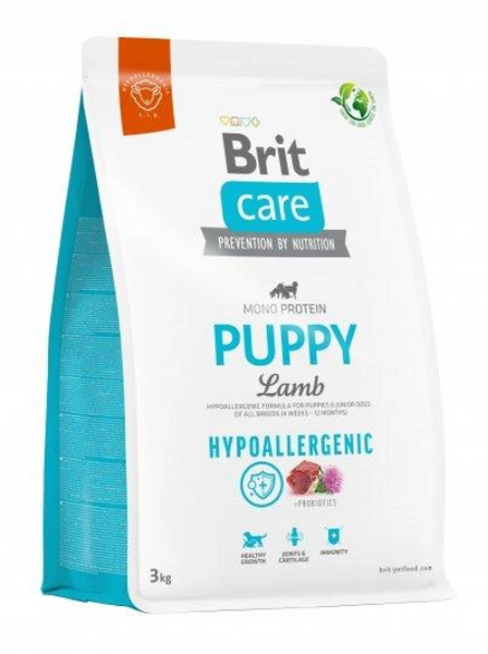 Сухий корм Brit Care (Брит Кеа) Hypoallergenic Puppy Lamb для цуценят всіх порід (ягня) 3 кг А30122 фото
