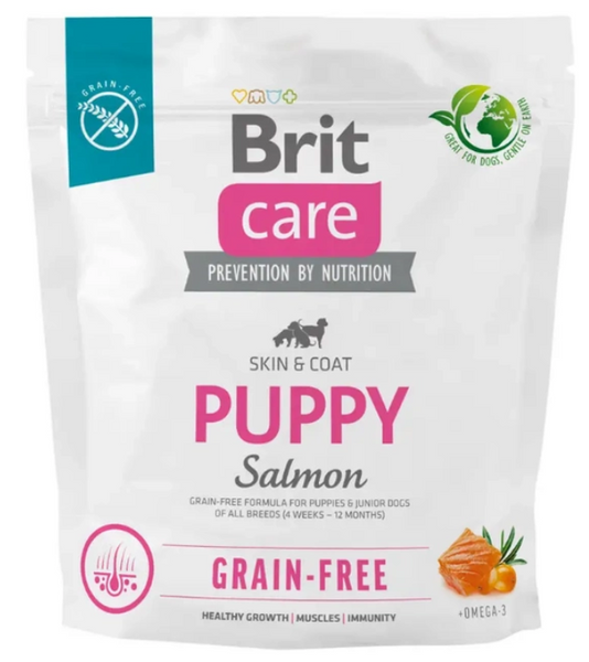 Сухий корм Brit (Бріт) Care Grain-free Puppy Salmon (для цуценят і молодих собак всіх порід) з лососем А25680 фото