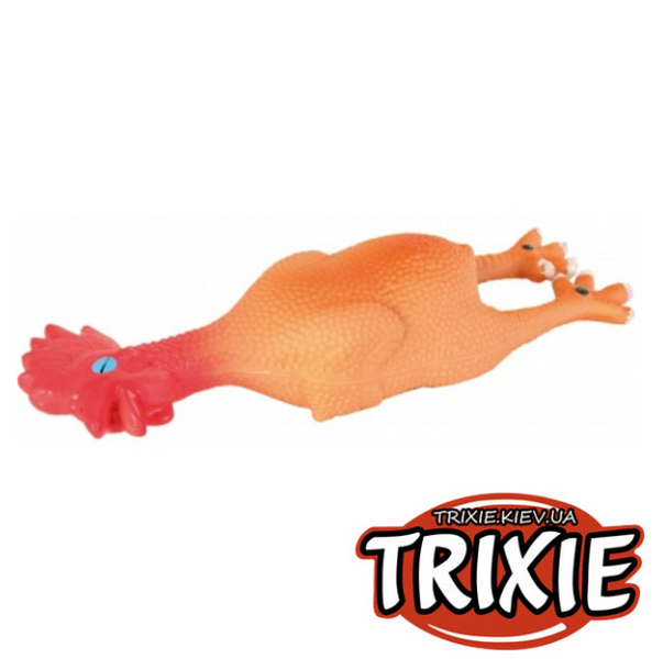 Піщалка іграшка для собак TRIXIE - Півень латекс 23см