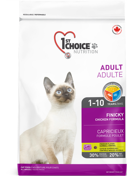 1st Choice (Фест Чойс) Adult Finicky Chicken - Сухий корм з куркою для активних або перебірливих котів 9569 фото