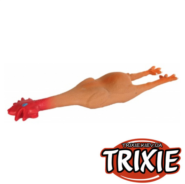 Піщалка іграшка для собак TRIXIE - Півень латекс 47см 3611 фото