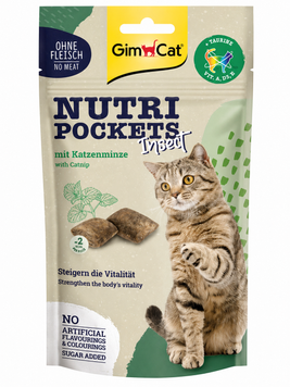 Вітаміни ДжімП. д/кот. Нутрі Пок. Catnip Insect, мята/комах, 60г