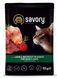 Вологий корм для котів Savory Adult 85 г - ягня та буряк А30318 фото 1