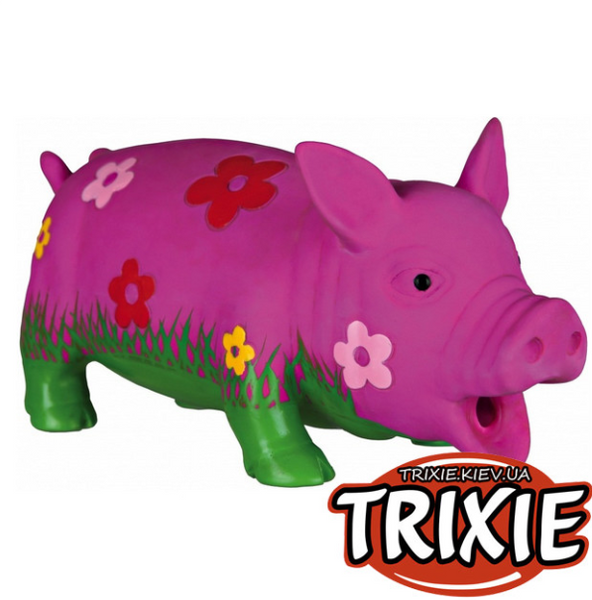 Іграшка для собак TRIXIE - Свиня у квітах А00010 фото
