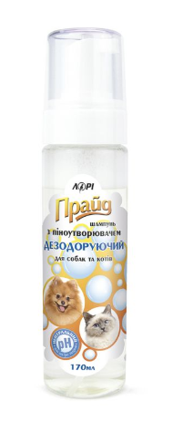 Шампунь з піноутворювачем 'ПРАЙД' дезодоруючий для собак та кішок А13730 фото