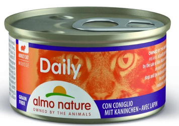 Консервований корм 'Мус з кроликом' для котів Almo Nature Daily Menu Cat 85 г