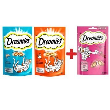 Ласощі для котів Dreamies (Дріміс), 3 шт. а37540 фото