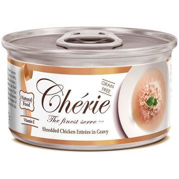 Вологий корм для котів Cherie Signature Gravy Chiken, з м'яса курки в соусі, 80 г А33627 фото