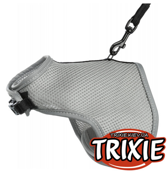 М'яка шлейка з повідцем Trixie Soft Harness with Leash Довжина 120см, Розмір 24-42см А02675 фото