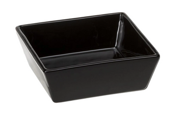 Миска для собак та кішок Ferplast Altair 14х14х5 см 0.5 л Чорна А11441 фото