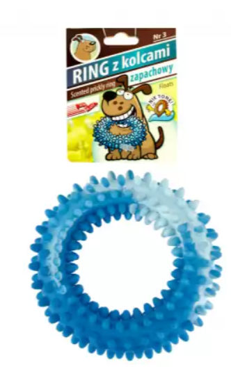 Sum-Plast Prickly Ring Кільце шипованное для собак з ароматом ванілі 14cm А02103 фото