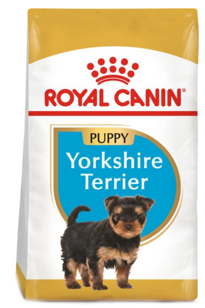 Сухий повнораційний корм для цуценят Royal Canin Yorkshire Terrier Puppy породи йоркширський тер'єр віком від 2 до 10 місяців 500 г