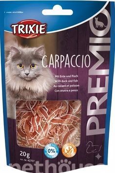 Натуральні ласощі для котів &laquo;Карпачо з качкою та рибою Trixie&raquo;, 80 г