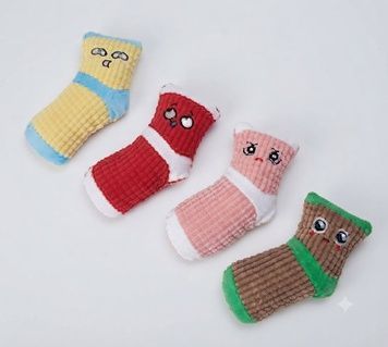Іграшка JOYPET &laquo;Шкарпетка&raquo; для собак, тканинна, зі звуком, 17х7.5 см