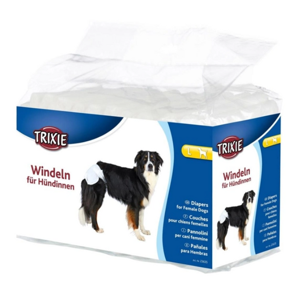 Памперси для собак (сук) Trixie 23635 38-56 см 12шт