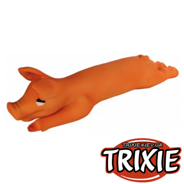 Піщалка іграшка для собак TRIXIE Порося латекс 44см 1887 фото