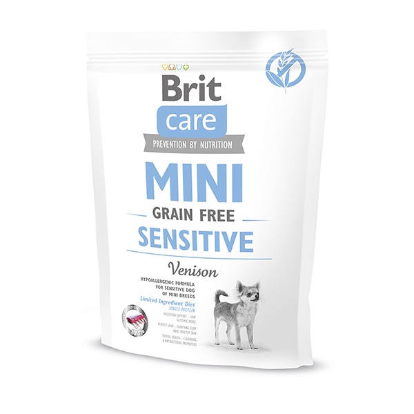 Сухий корм Brit (Брит) Care Mini Sensitive з олениною для собак мініатюрних порід з чутливим травленням