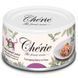 Вологий корм для котів Cherie Hairball Control Tuna&Salmon, зі шматочками тунця та лосося в соусі, для запобігання утворення шерстяних грудочок, 80 г