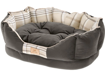 Лежак для собак та котів Ferplast Charles 50 45х35х17 см Коричневий А07531 фото