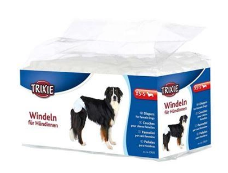 Памперси для собак Trixie ML 12 шт 10180 фото