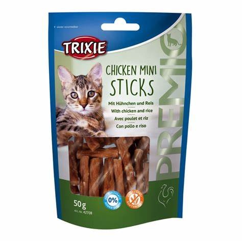 Trixie Ласощі для котів 'PREMIO Mini Sticks' з куркою 50г