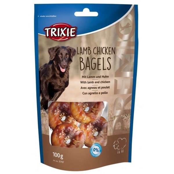Trixie Ласощі для собак ' Premio Lamb Chicken Bagels' з ягням (Тріксі) 100г А02687 фото