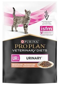 Вологий корм для котів Purina Pro Plan Veterinary Diets UR ST/OX Urinary з лососем 85 А21567 фото