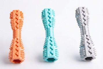Дентальна іграшка JOYPET &laquo;Кістка&raquo; із шипами для собак, гумова, 14 &times; 4 см